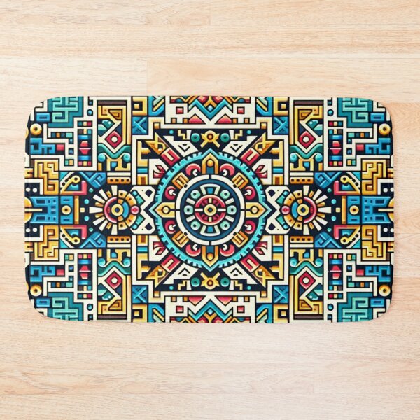 Item preview, mosaic intricate aztec inspired design designed and sold by TheScruffyGoose.