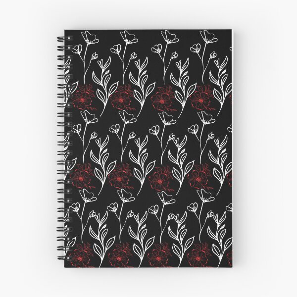 Item preview, Floral and Leafy pattern in white,red colours. designed and sold by Chicas-wonder.
