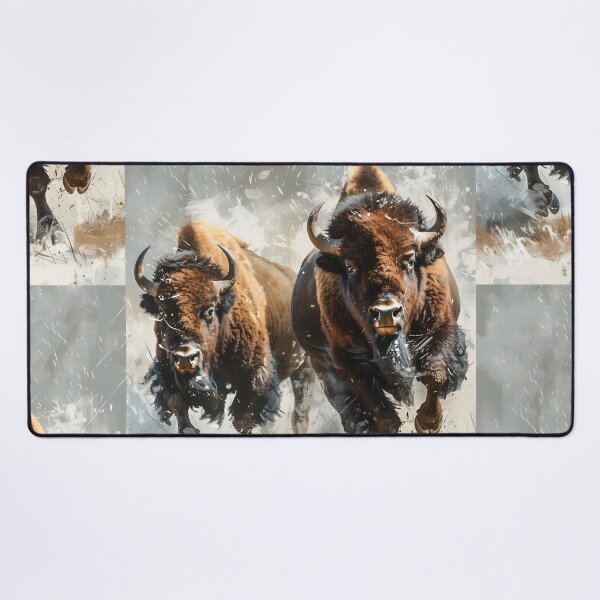 Item preview, American Bison couple designed and sold by Rockwpapart.