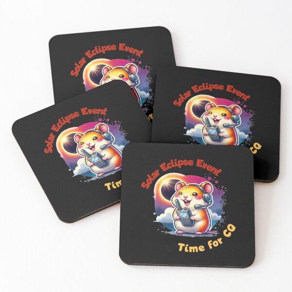 Item preview, Total Solar Eclipse 2024 April 8th Hamster Radio Operator Amateur Radio Ham Radio Cool Gifts For Amateur Radio Lovers Radio Operators Amateur Radio Enthusiasts Solar Eclipse fans designed and sold by Waves-of-Art.