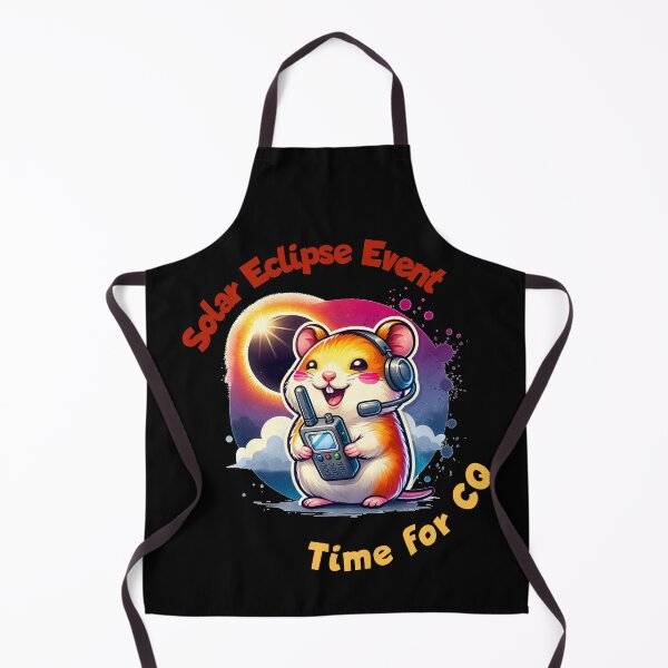 Item preview, Total Solar Eclipse 2024 April 8th Hamster Radio Operator Amateur Radio Ham Radio Cool Gifts For Amateur Radio Lovers Radio Operators Amateur Radio Enthusiasts Solar Eclipse fans designed and sold by Waves-of-Art.