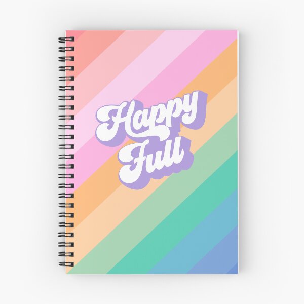Item preview, Rainbow Happy Word 'Happyfull' - Groovy Retro  designed and sold by Dominiquevari.