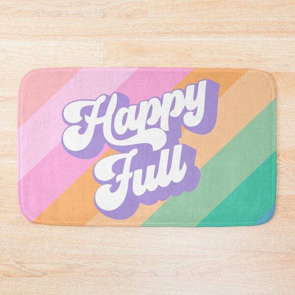 Item preview, Rainbow Happy Word 'Happyfull' - Groovy Retro  designed and sold by Dominiquevari.
