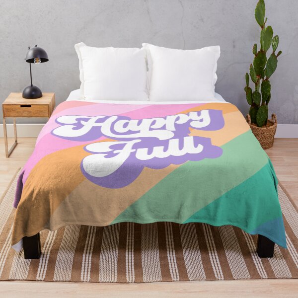 Item preview, Rainbow Happy Word 'Happyfull' - Groovy Retro  designed and sold by Dominiquevari.