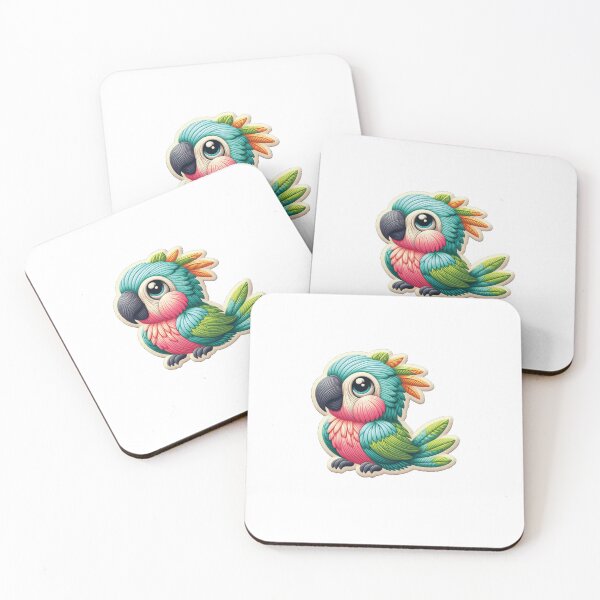 Item preview, Embroidered Cute Baby Parrot designed and sold by Gamegiftscustom.