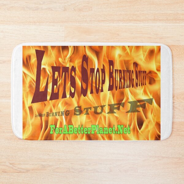 Item preview, Reflection of Lets Stop Burning Stuff For a better Planet.net designed and sold by 4ABetterPlanet.