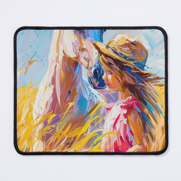 Item preview, horse and baby in wild art designed and sold by Rockwpapart.