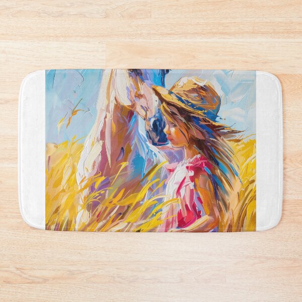 Item preview, horse and baby in wild  art designed and sold by Rockwpapart.