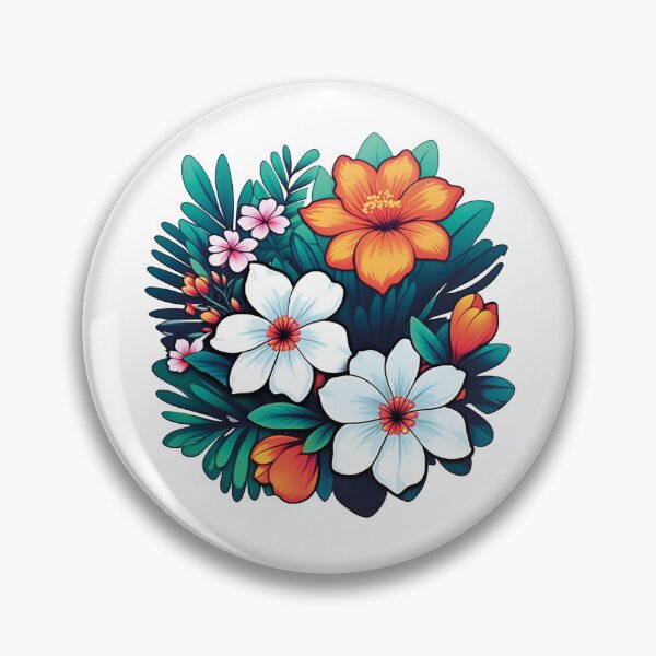 Artikelvorschau, Lebendige Flora: Ein buntes Bouquet entworfen und verkauft von Ink-Kreativ.