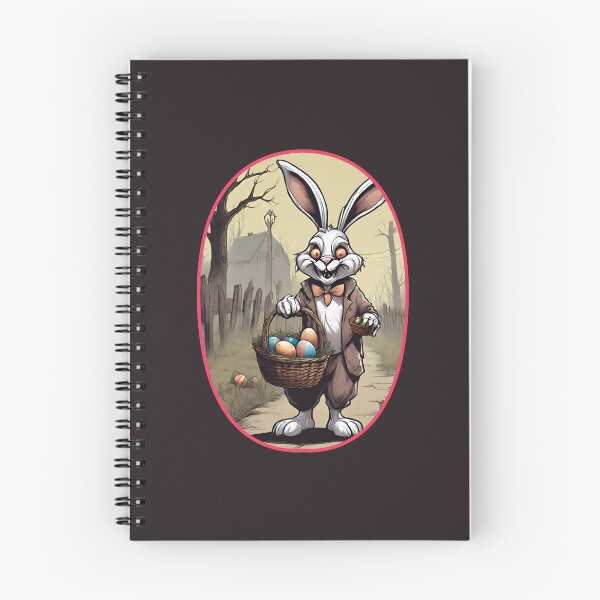 Item preview, Dark Easter: Creepy Bunny with Chocolate Eggs (Concept Art Illustration) designed and sold by Sr-Javier.