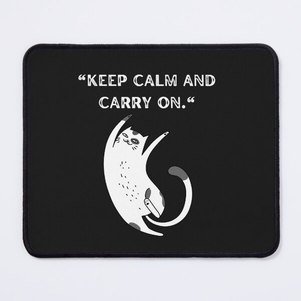 Item preview, Funny kool Cat Idea, KEEP CALM AND CARRY ON designed and sold by Right-UR.