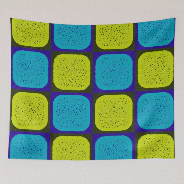 Item preview, retro 70s style abstract pattern designed and sold by pauloneill-art.