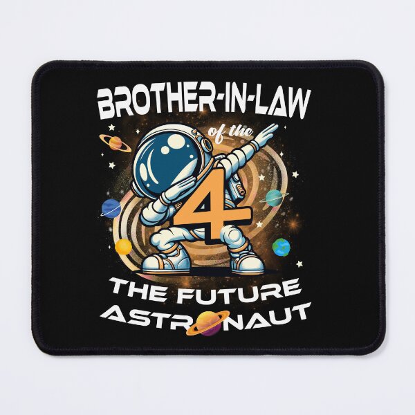 Item preview, Bro In Law Of Birthday Boy 4 Years Future Astronaut Theme designed and sold by Jungle Hub.