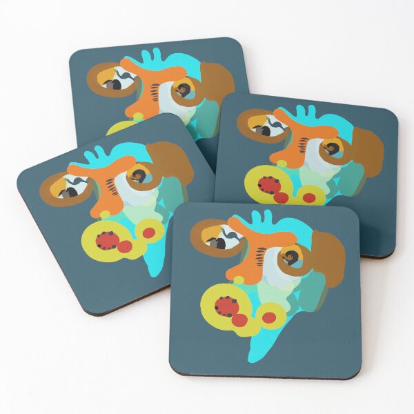 Item preview, 37 OooH PHILIPPE vree wijs - colorful imaginary emotive portrait  designed and sold by IsaboCreations.