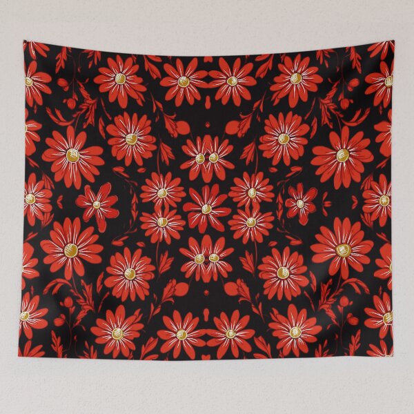 Item preview, Red daisies  designed and sold by Flowersonstuff.