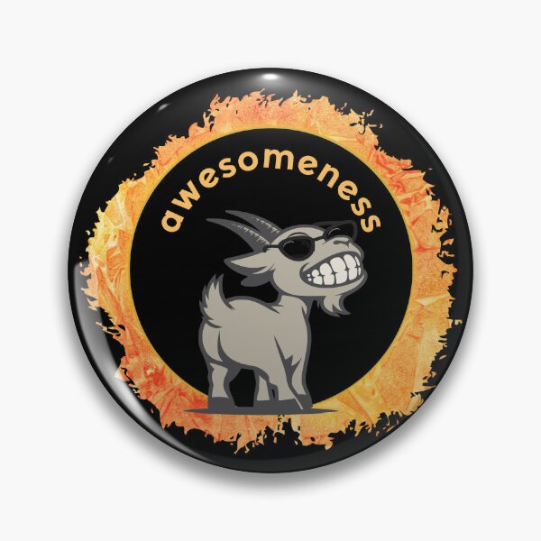 Artikelvorschau, Awesomeness – Totally Awesome Eclipse Ziege mit Sonnenbrille entworfen und verkauft von pixelspantry.