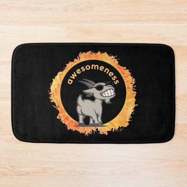 Item preview, Awesomeness - Totally Awesome Eclipse Goat with Sunglasses designed and sold by pixelspantry.