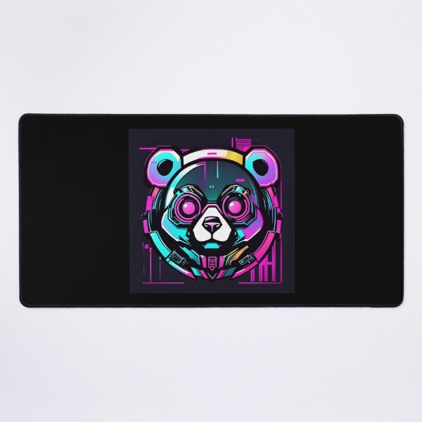 Artikelvorschau, Cyber-Panda-Design, Kawaii süß, Bär entworfen und verkauft von Burn-Ego.
