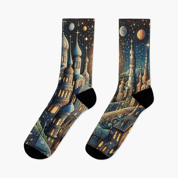 Item preview, fantasy cityscape at night 1 designed and sold by Random Designs.