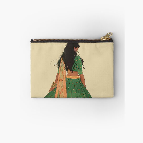 Item preview, Indian woman art flower ,Tamil Girl,Desi designed and sold by Rockwpapart.