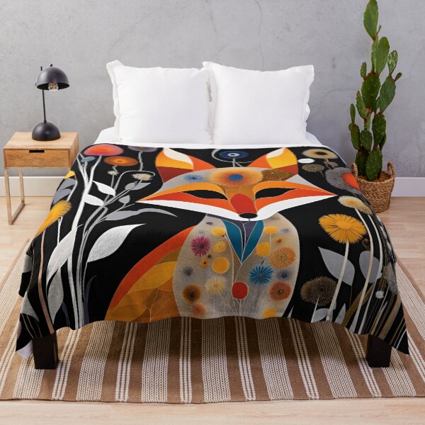 Item preview, Fantasy Cute Vivid Abstract Cubist Fox designed and sold by HumusArt.