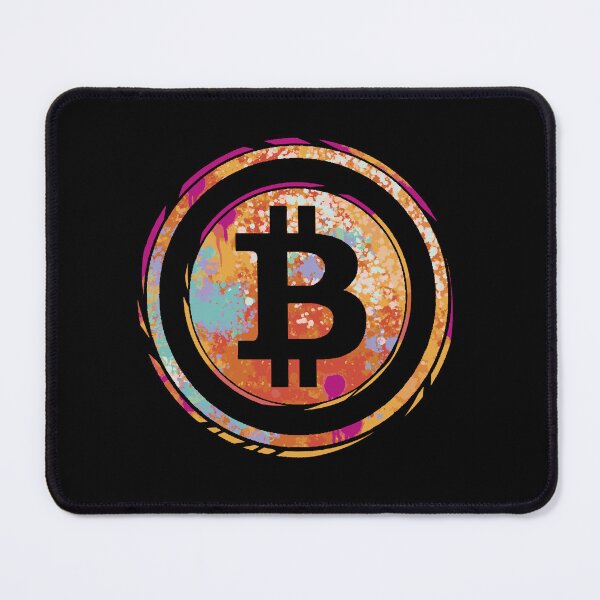 Item preview, Bitcoin Aquarell Color Splatter designed and sold by Ecmoprints.