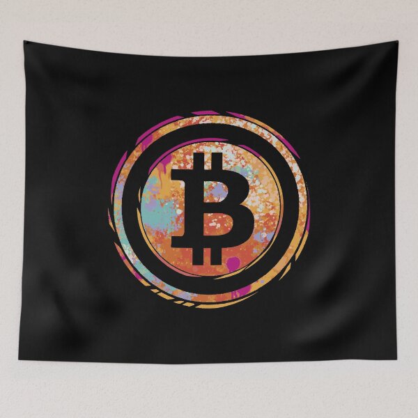 Item preview, Bitcoin Aquarell Color Splatter designed and sold by Ecmoprints.