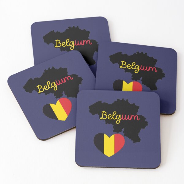 Item preview, Belgium Flag Map designed and sold by AnimalsDH305.