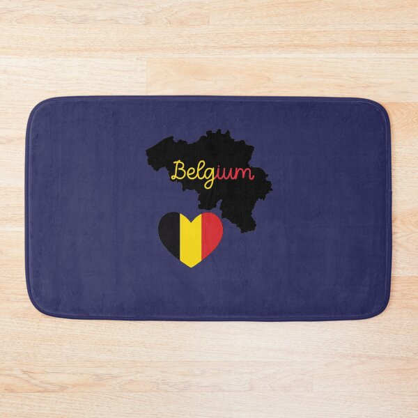 Item preview, Belgium Flag Map designed and sold by AnimalsDH305.