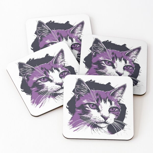Item preview, Stylish Cat Portrait designed and sold by letsgetinspired.