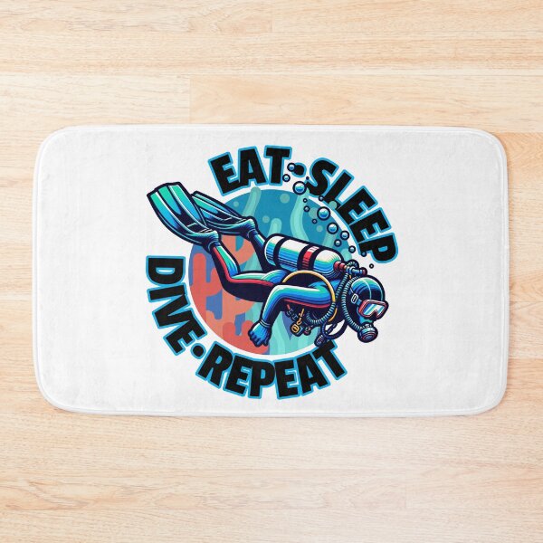 Item preview, Eat Sleep Dive Repeat designed and sold by Studio Bankai.