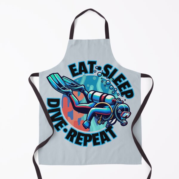 Item preview, Eat Sleep Dive Repeat designed and sold by Studio Bankai.