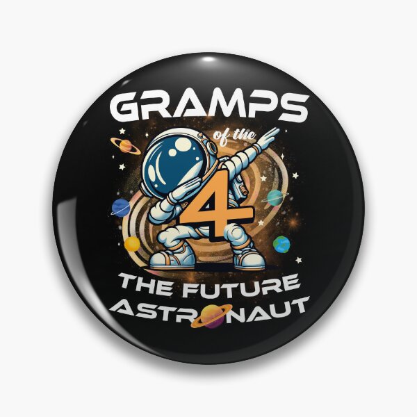 Item preview, Gramps Of The Birthday Boy 4 Years Future Astronaut Theme designed and sold by Jungle Hub.