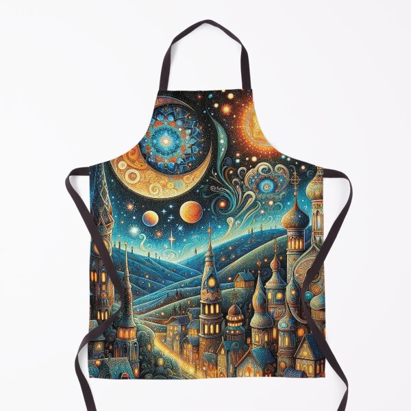 Item preview, Fantasy cityscape at night  designed and sold by Random Designs.