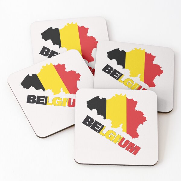 Item preview, Belgium Flag Map designed and sold by AnimalsDH305.
