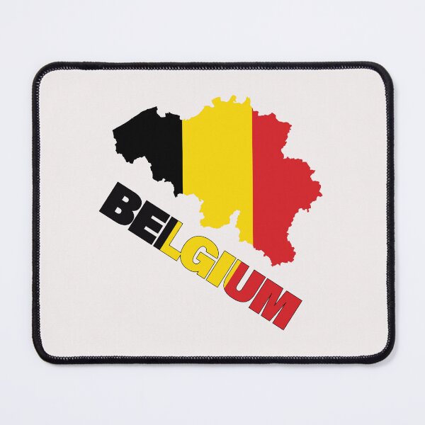 Item preview, Belgium Flag Map designed and sold by AnimalsDH305.