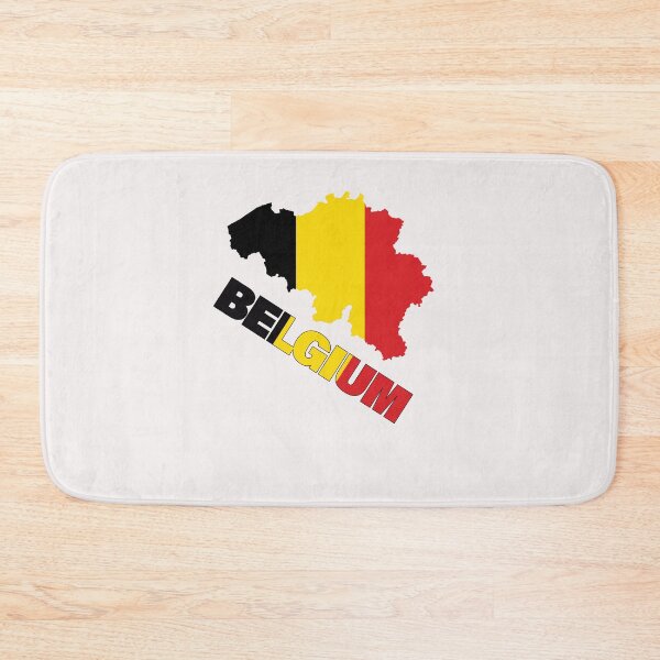 Item preview, Belgium Flag Map designed and sold by AnimalsDH305.