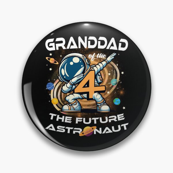 Item preview, Granddad Of The Birthday Boy 4 Years Future Astronaut Theme designed and sold by Jungle Hub.
