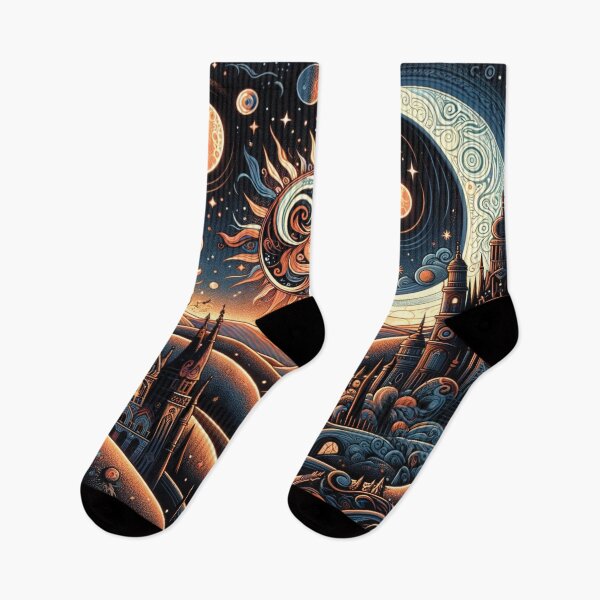 Item preview, Fantasy cityscape at night 4 designed and sold by Random Designs.