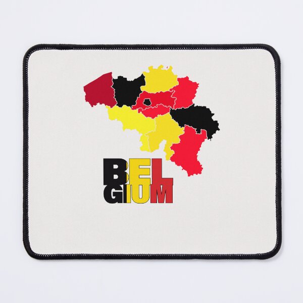 Item preview, Belgium Flag Map designed and sold by AnimalsDH305.