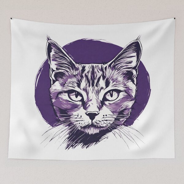 Item preview, Stylish Cat Portrait designed and sold by letsgetinspired.
