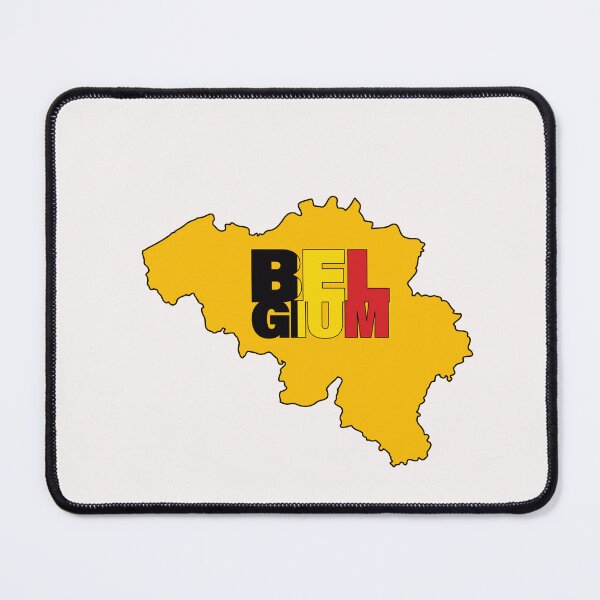 Item preview, Belgium Flag Map designed and sold by AnimalsDH305.