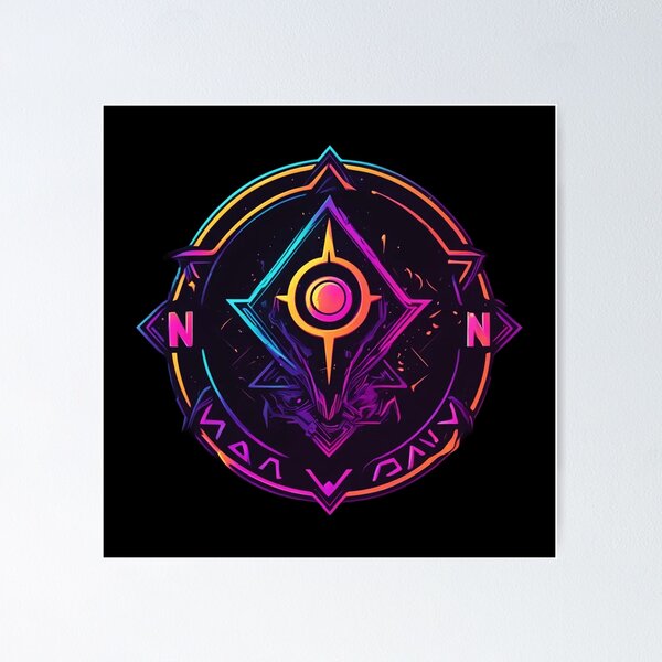 Item preview, Cyberpunk NoN Logo, Abstract Design, Digital Art  designed and sold by Burn-Ego.