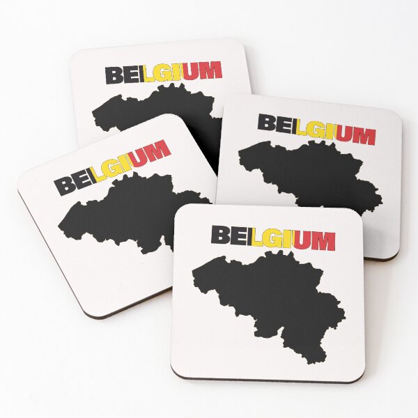 Item preview,  Belgium Flag Map designed and sold by AnimalsDH305.