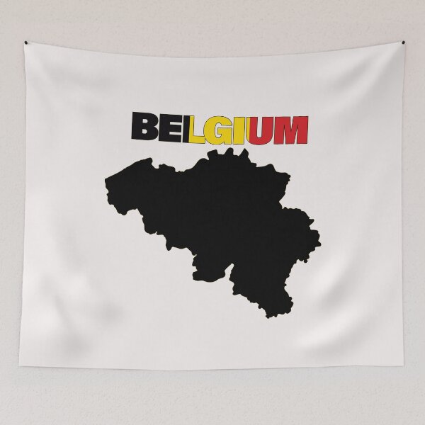 Item preview,  Belgium Flag Map designed and sold by AnimalsDH305.