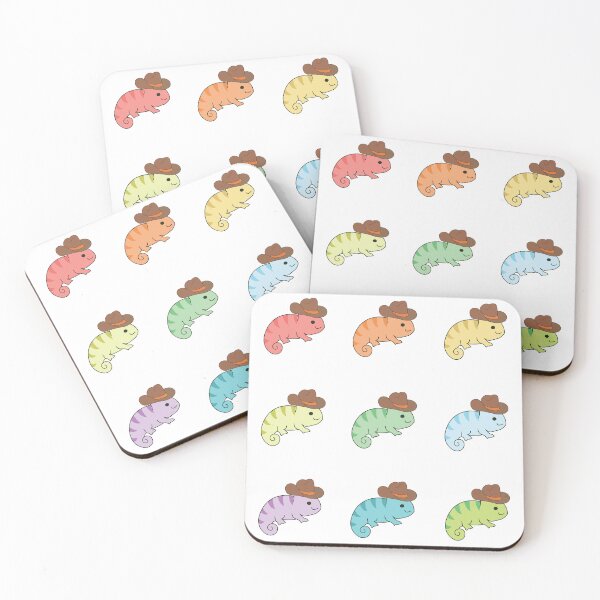 Item preview, cute western cowboy Chamaeleon bundle designed and sold by CuteArtPack.