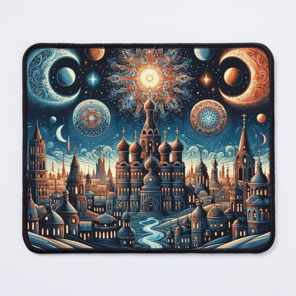 Item preview, Fantasy cityscape at night 5 designed and sold by Random Designs.