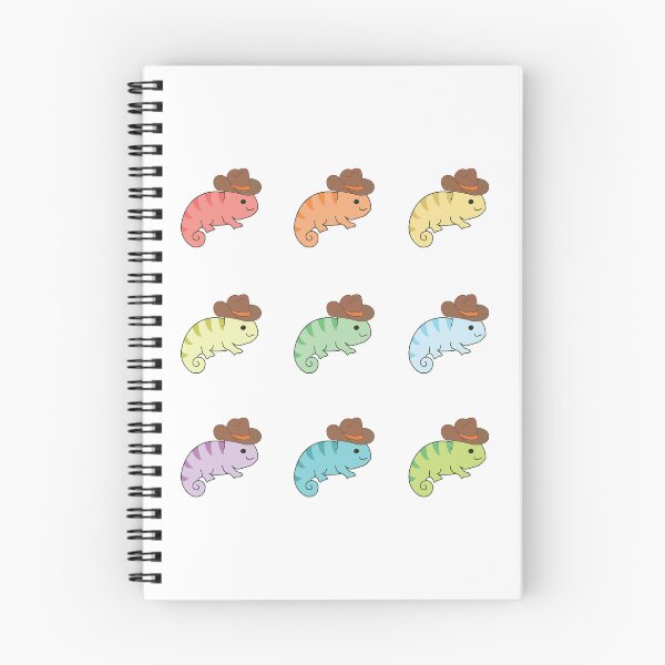 Artikelvorschau, Süßes Western-Cowboy-Chamäleon-Bündel entworfen und verkauft von CuteArtPack.