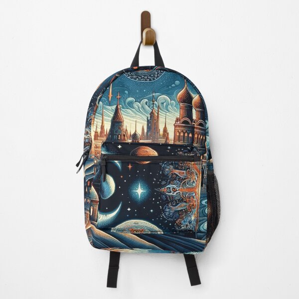 Item preview, Fantasy cityscape at night 5 designed and sold by Random Designs.