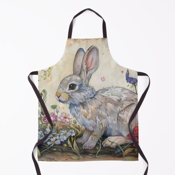 Item preview, bunny in the garden designed and sold by PricklyPeanut.